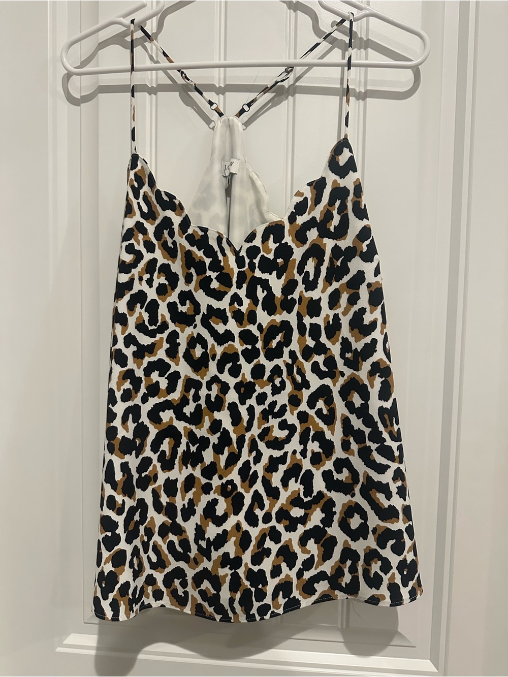 J. Crew White Satin Camisole Top